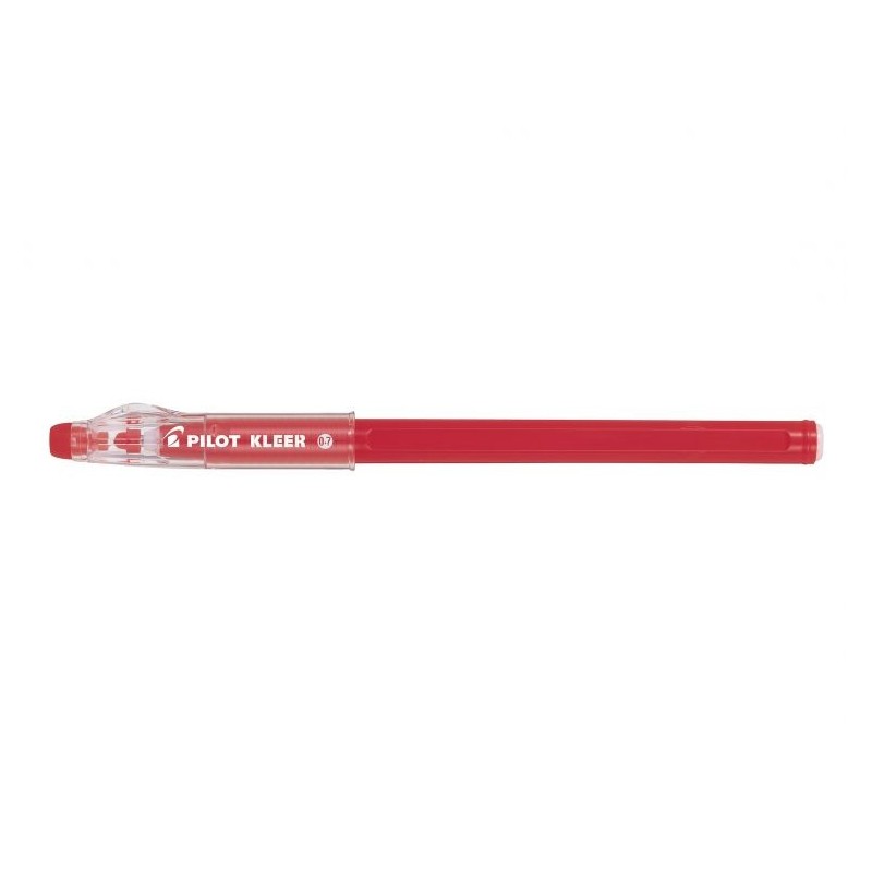 Pilot Kleer Rosso Clip-on retractable Penne a Sfera - Wireshop
