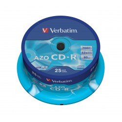 Verbatim CD-R Extra Protection 700 MB 25 pz CD Vergini - Wireshop