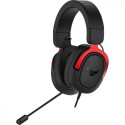 ASUS TUF Gaming H3 Auricolare Cablato A Padiglione Giocare Nero, Rosso 90YH02AR-B1UA00